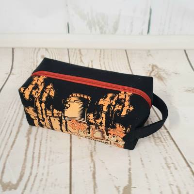 Kulturtasche, Kulturbeutel, Waschtasche, Kosmetiktasche, Upcycling