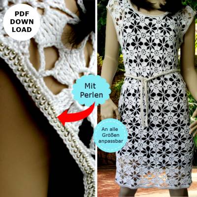 Häkelanleitung "Kleid Summertime" Gr. 36/38