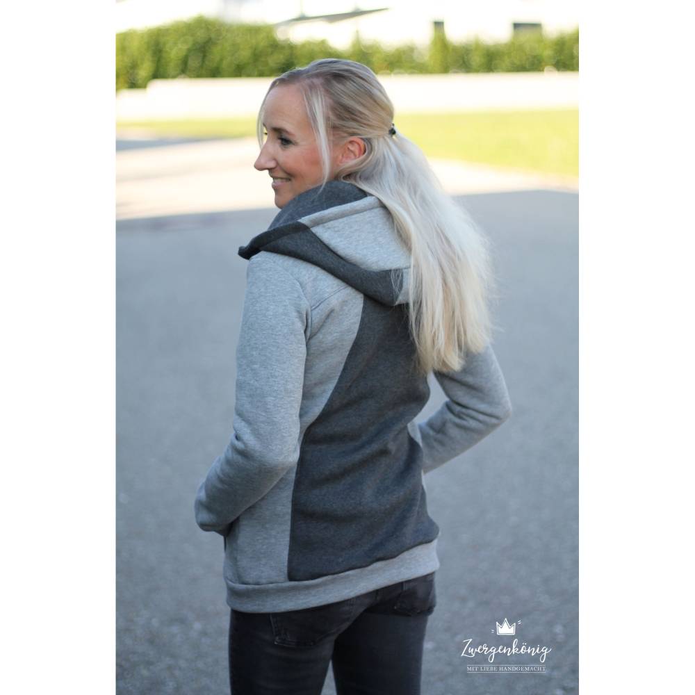 PDF-Schnittmuster Hoodiejacke Joulin (Gr. 32-54) – stylisch, bequem Bild 5