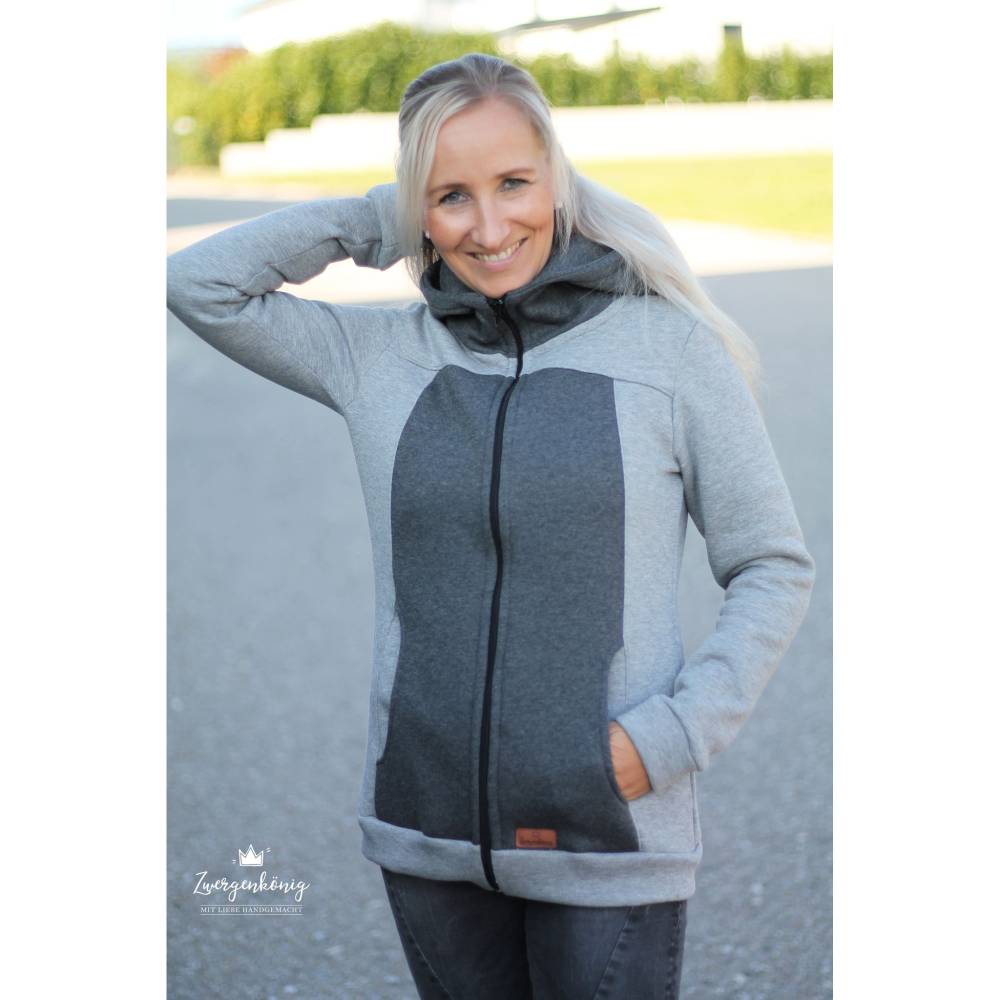 PDF-Schnittmuster Hoodiejacke Joulin (Gr. 32-54) – stylisch, bequem Bild 6