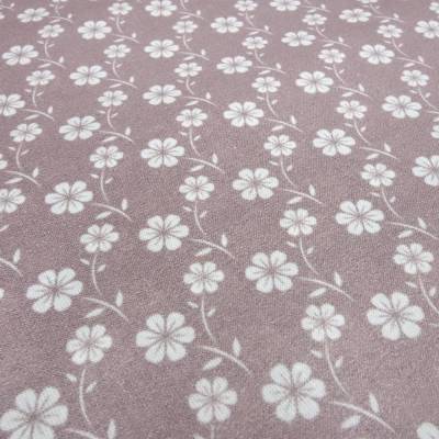Stoff Baumwolle Popeline Blumen Streublumen Design altrosa weiß Kleiderstoff Blusenstoff Dekostoff