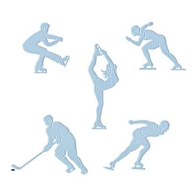 Stickdatei Eiskunst für den Rahmen 10 cm x 10 cm, Sport