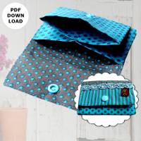 Nähanleitung "Geldbörse Calypso" 11 x 8 cm