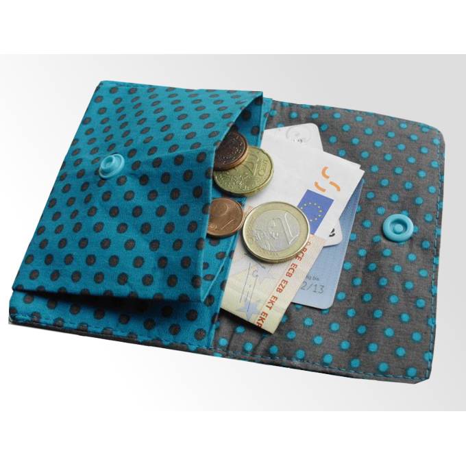 Nähanleitung "Geldbörse Calypso" 11 x 8 cm Bild 2