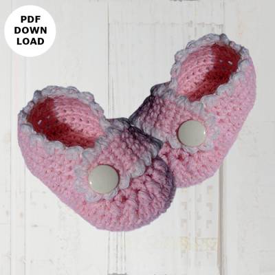 eBook - PDF Häkelanleitung "Babyschuhe Linda"