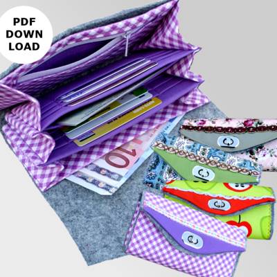 Nähanleitung Geldbeutel "Emma"