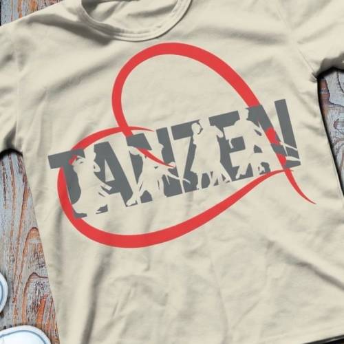 Shadow Sport - TANZEN - Kombidatei mit Deko als SVG DXF Plottdatei Plotterdatei und png zum drucken