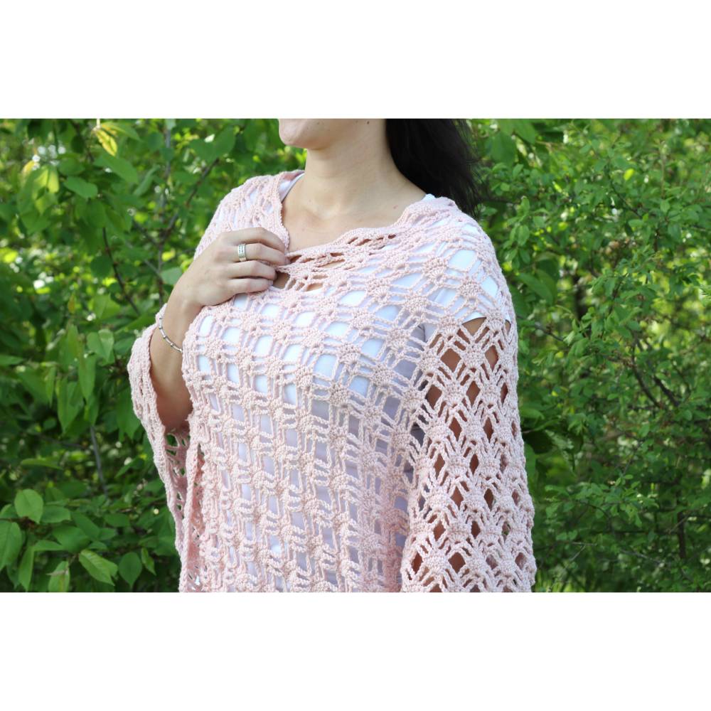 Häkelanleitung Poncho "Umarmung", alle Größen möglich! Bild 4