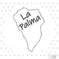 Stickdatei * La Palma * 63x90 mm Maschinenstickmuster digital
