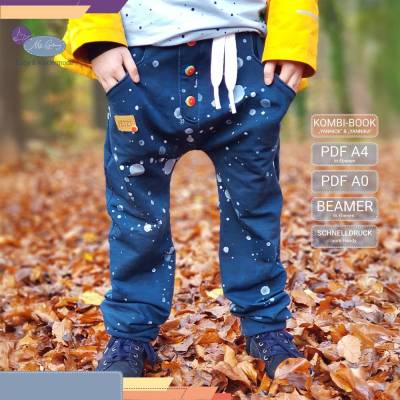 Schnittmuster Kombi-Book Hose "YANNICK & YANNIKA" 74 - 146