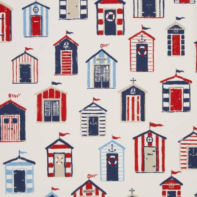 Canvas Dekostoff Häuser maritim