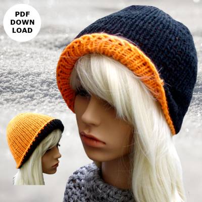 Strickanleitung "Doubleface-Mütze"