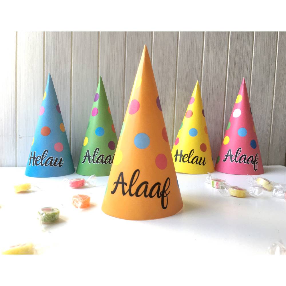 Druckvorlage Faschingshütchen - Fasching - Partyhütchen - Helau - Alaaf - Spitzhütchen - Karneval - Kostüm Bild 5