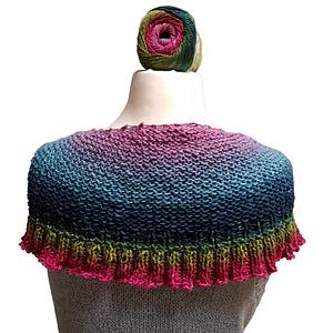 Kleines halbrundes Tuch stricken – Anleitung mit Video-Tutorials zum Download Bild 2