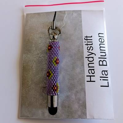 Kreativset für Handystift lila Blumen