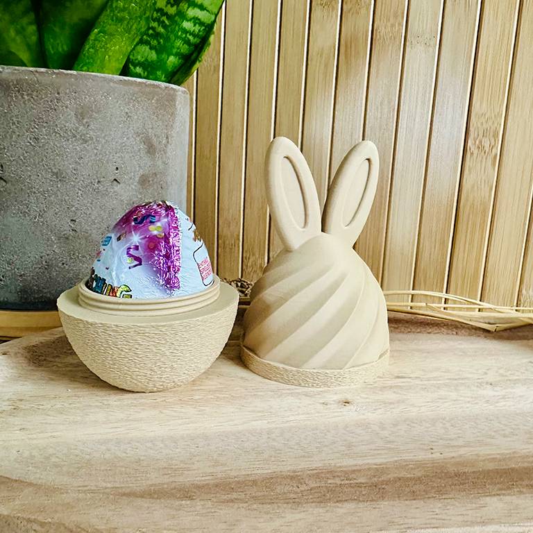 Osterei Dose mit Hasenohren, 3D-Druck, Ostergeschenk, Oster Dekoration