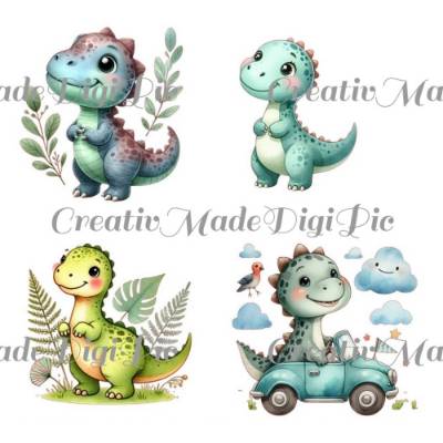 Clipart PNG Bundle Sublimations Druckvorlage Watercolor Plotterdatei