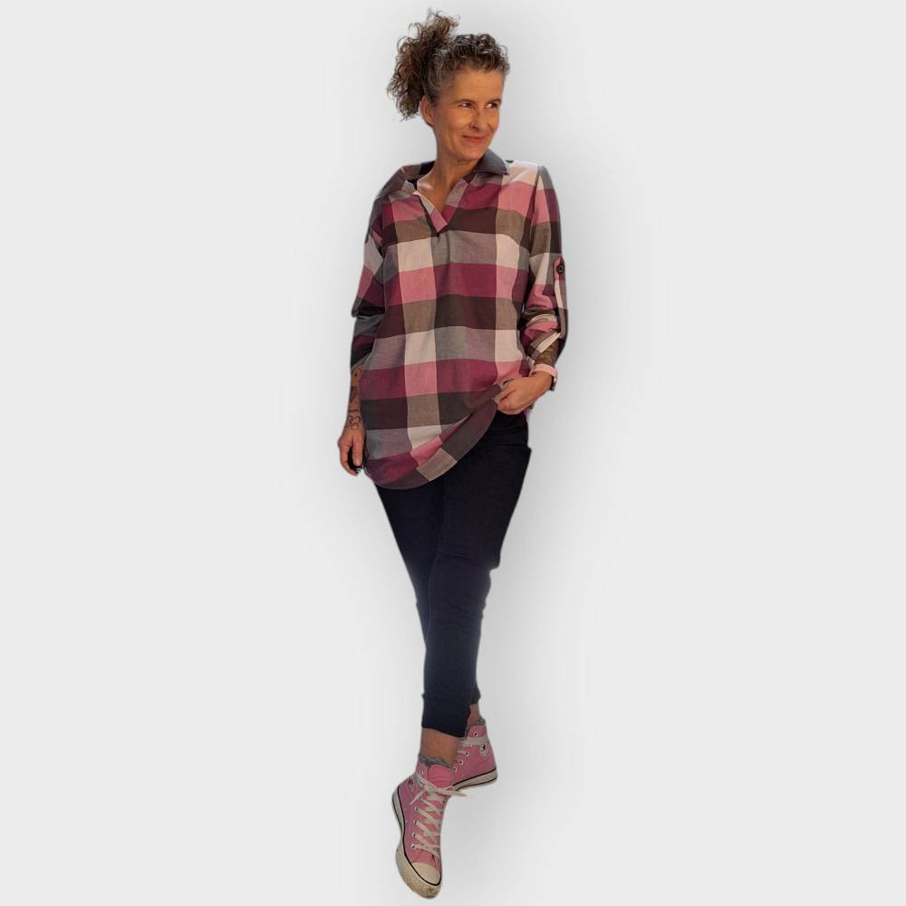 Ebook PDF Schnittmuster Damen Bluse Blusenshirt WEIDACH 1 (Webware)  Gr. 34-54 mit Videotutorial Bild 6