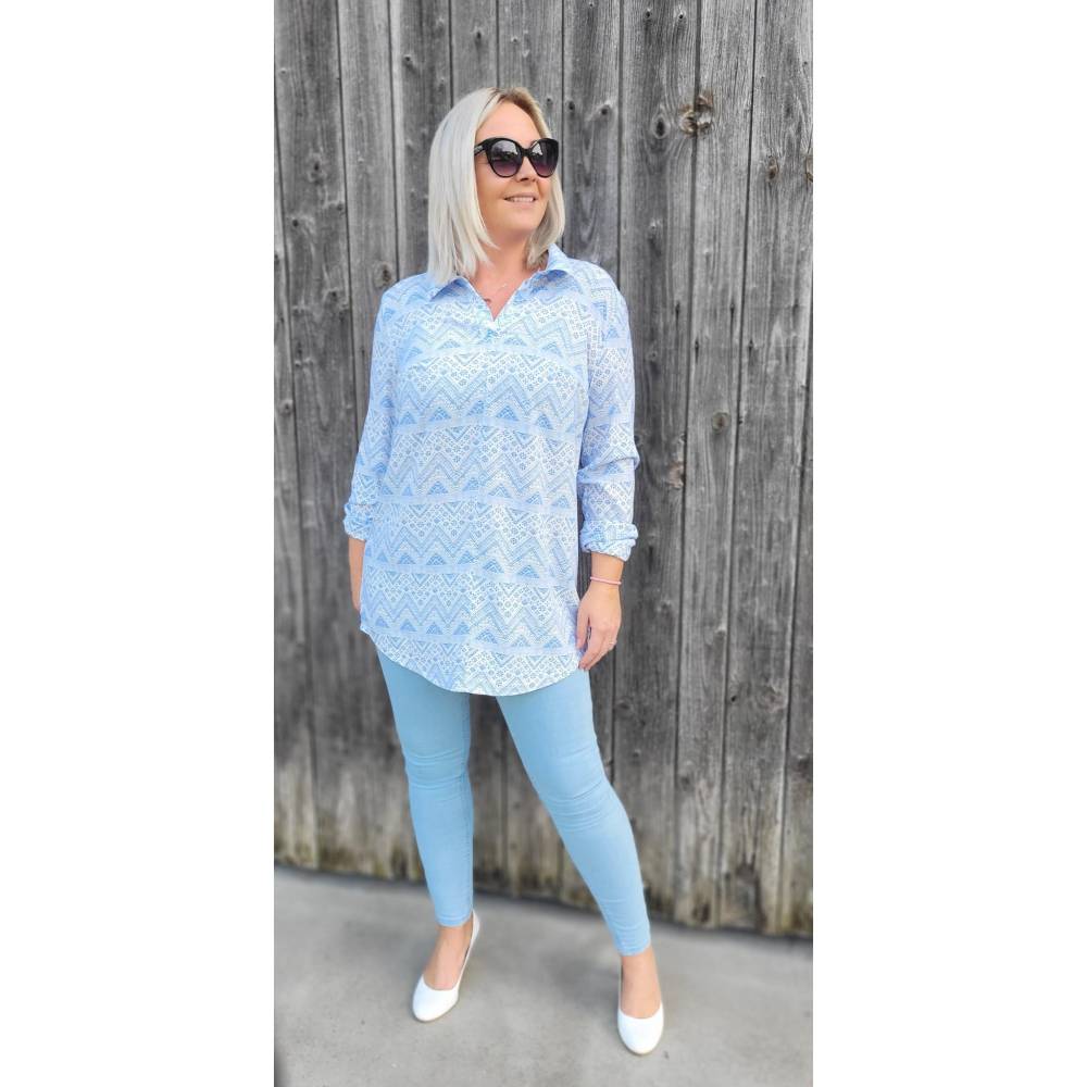 Ebook PDF Schnittmuster Damen Bluse Blusenshirt WEIDACH 1 (Webware)  Gr. 34-54 mit Videotutorial Bild 8