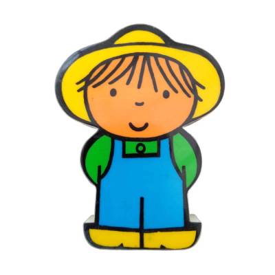 Vintage Playcraft Squeeze ‘n’ Squeak Dick Bruna Puppe 1967 – Sehr gut, Plastik, 11 cm