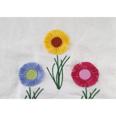 Stickdatei Fransenblume - Rahmen ab 10 cm x 10 cm, Blume, Sonnenblume, Fransen