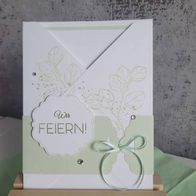 Einladungen für jegliche Festlichkeiten, Geburtstag, Hochzeit, Konfirmation/Kommunion/Jugendweihe 
