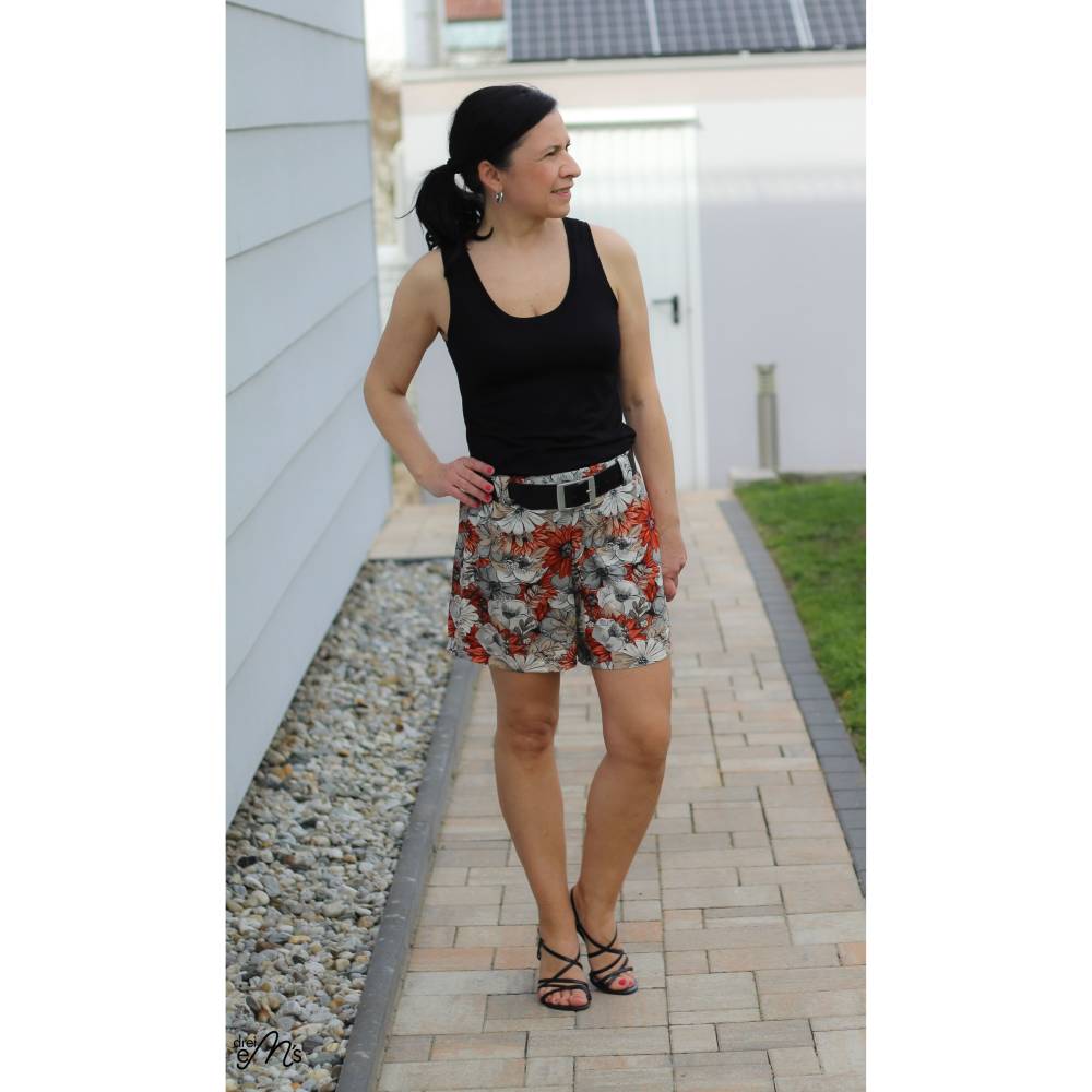 Ebook PDF Schnittmuster Damen Shorts, kurze Hose, Hose NAILA Gr. 34-54 Bild 4