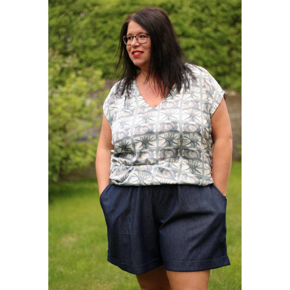Ebook PDF Schnittmuster Damen Shorts, kurze Hose, Hose NAILA Gr. 34-54 Bild 8