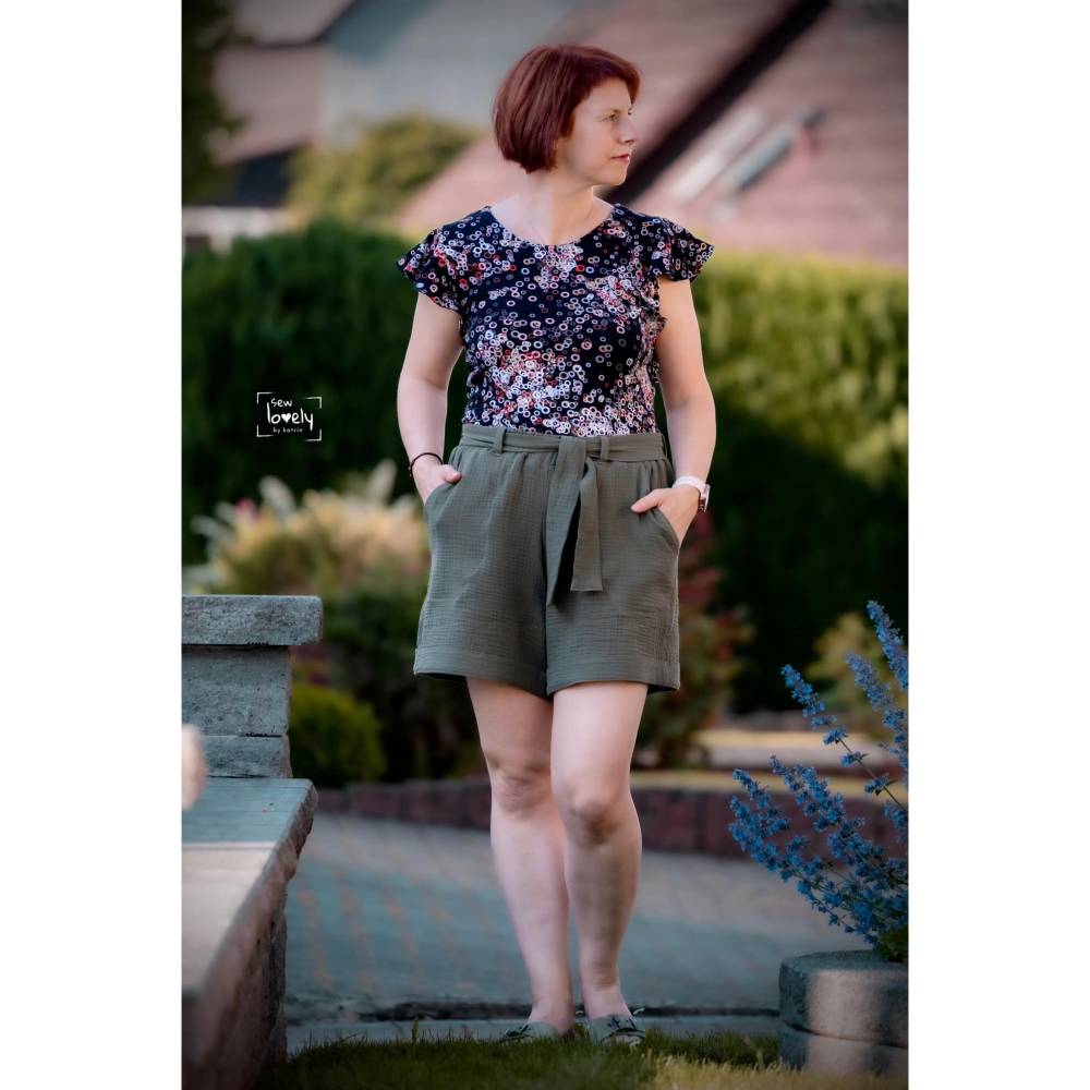 Ebook PDF Schnittmuster Damen Shorts, kurze Hose, Hose NAILA Gr. 34-54 Bild 9