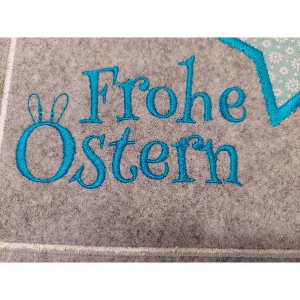 Stickdatei Schriftzug Frohe Ostern 14x14/15x15 Bild 2