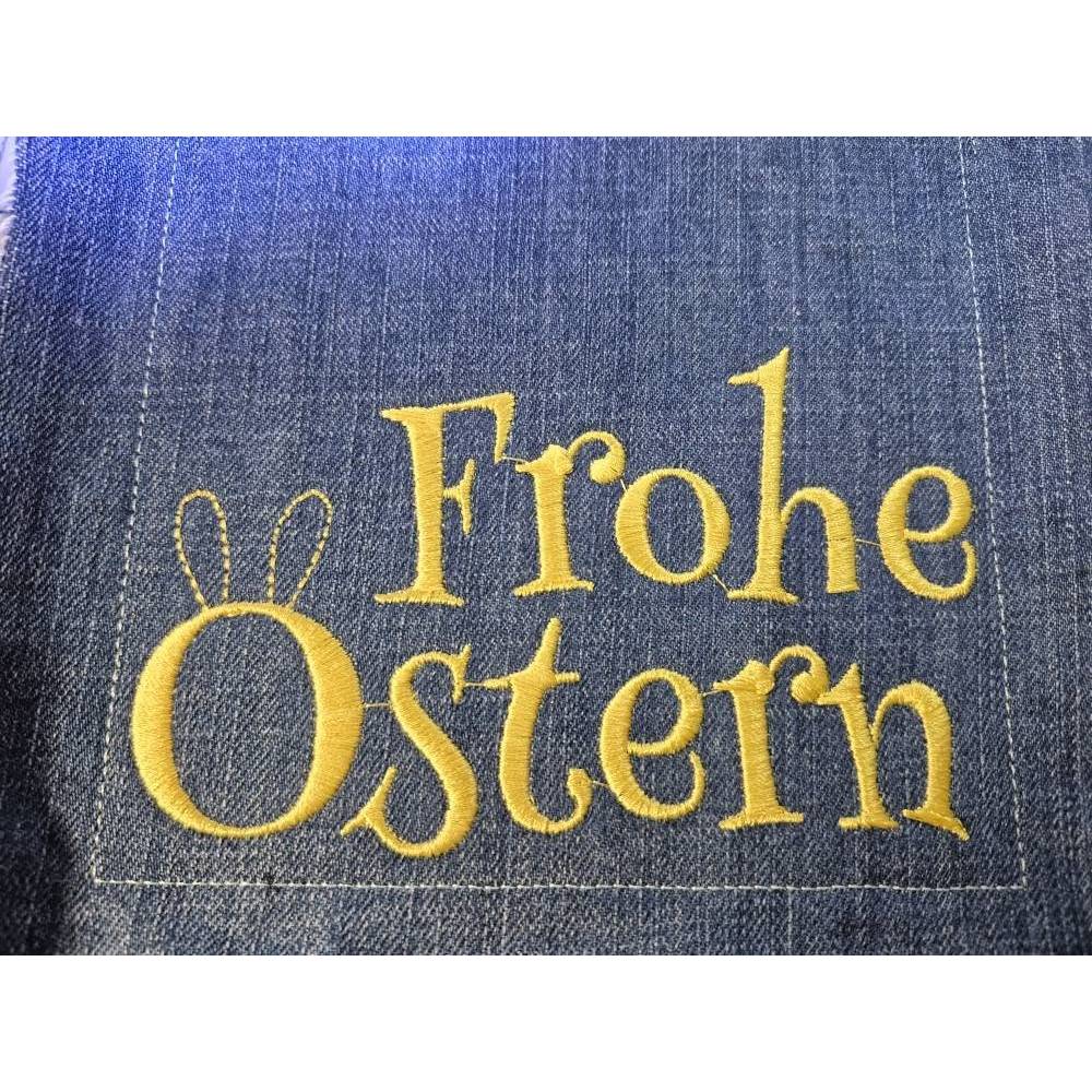 Stickdatei Schriftzug Frohe Ostern 14x14/15x15 Bild 6