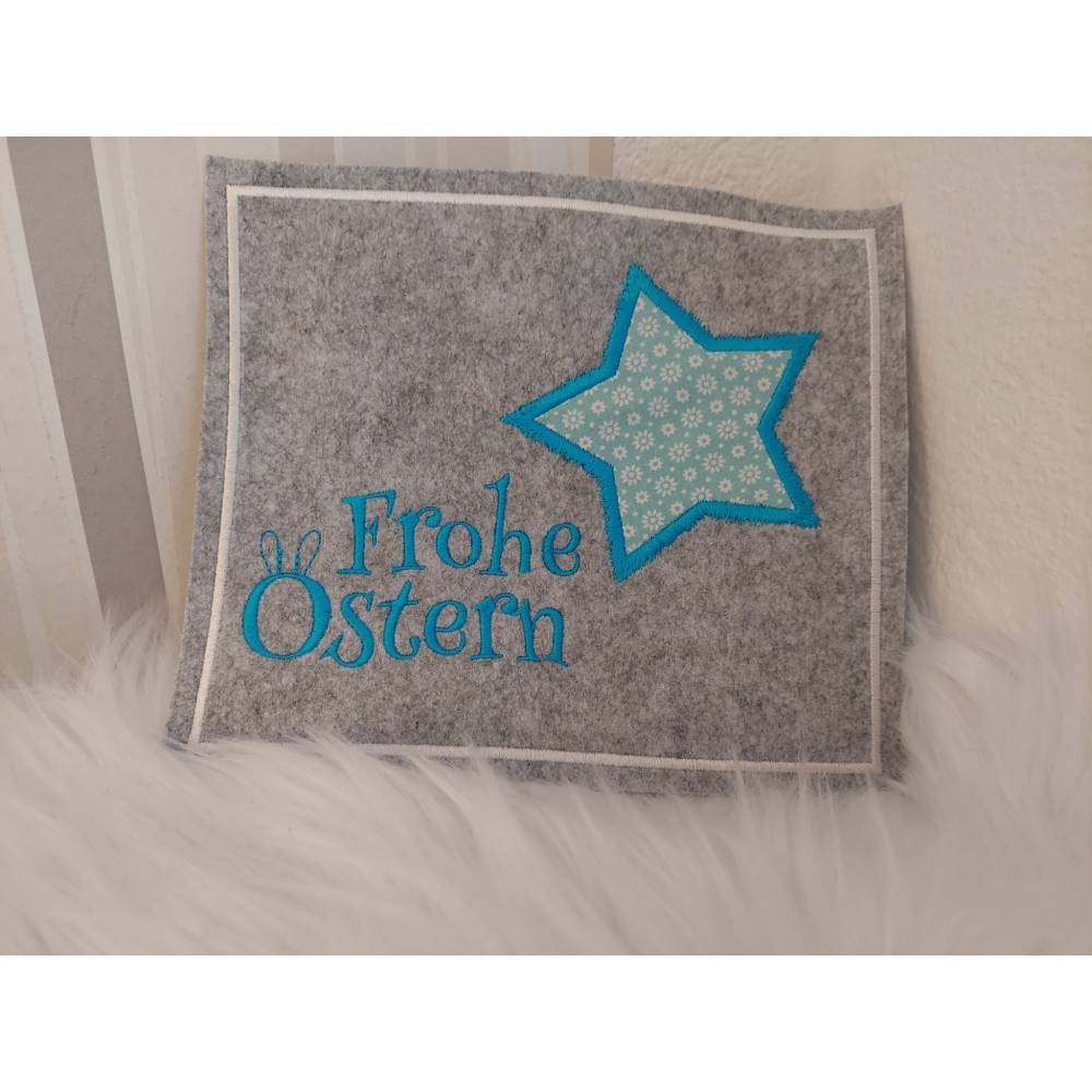 Stickdatei Schriftzug Frohe Ostern 14x14/15x15 Bild 7