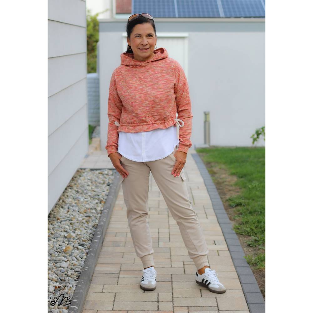 Ebook PDF Schnittmuster Damen Hoodie ELLGAU Gr. 34-56 Bild 3