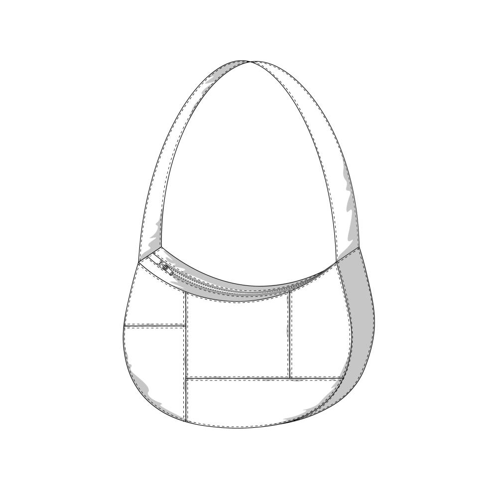 Patchwork Tasche Schnittmuster PDF Download Bild 5