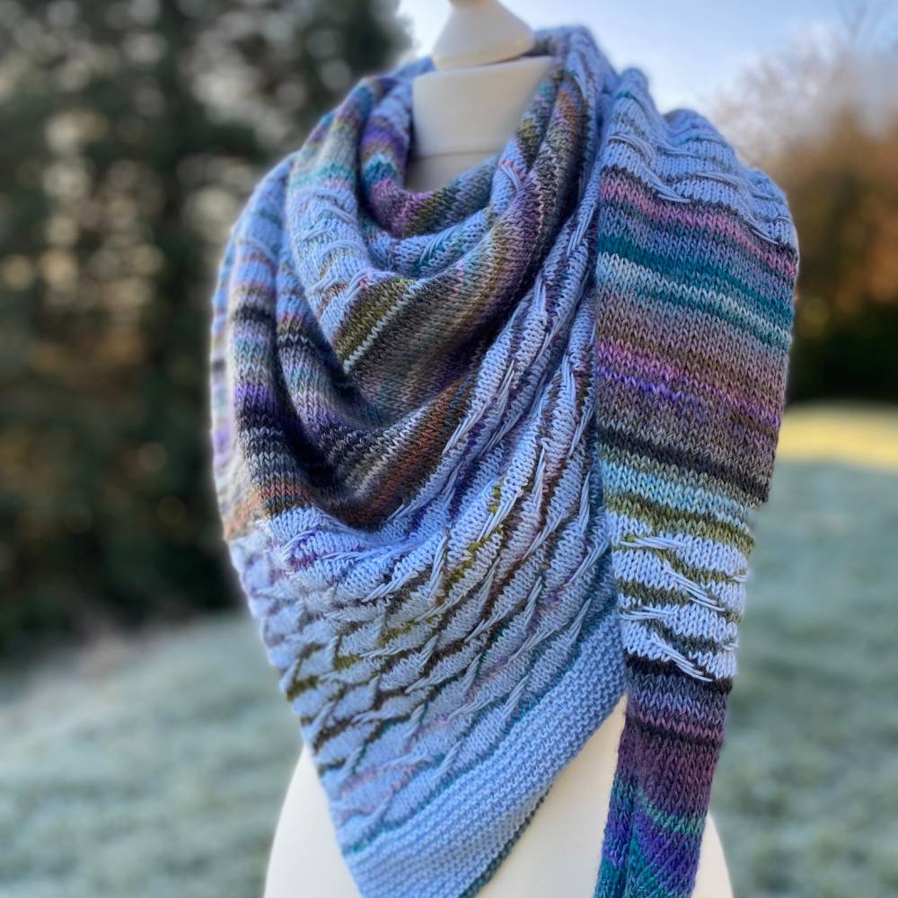 Strickanleitung Lizas Tuch New Waves Bild 1