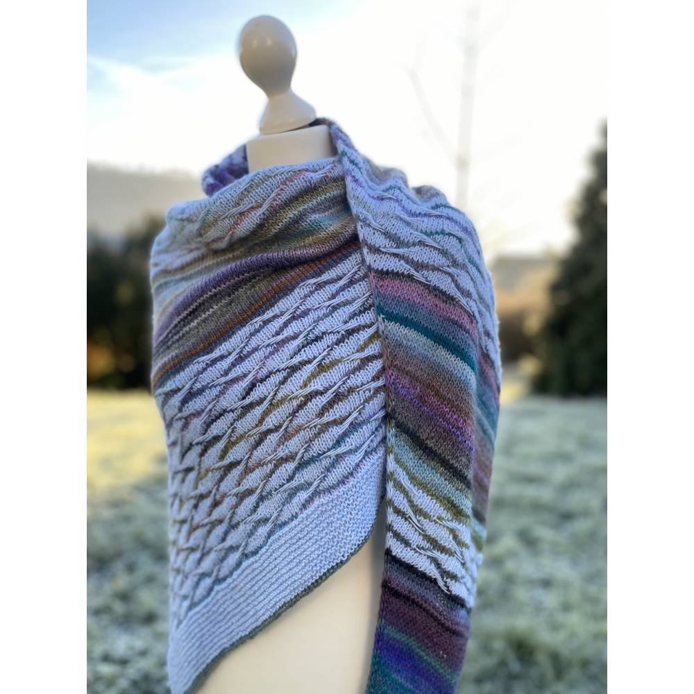 Strickanleitung Lizas Tuch New Waves Bild 4