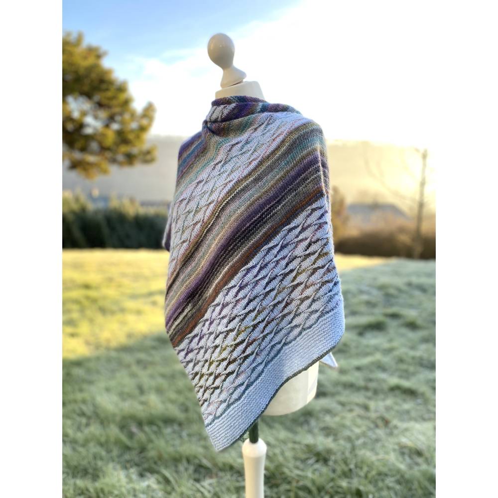 Strickanleitung Lizas Tuch New Waves Bild 5