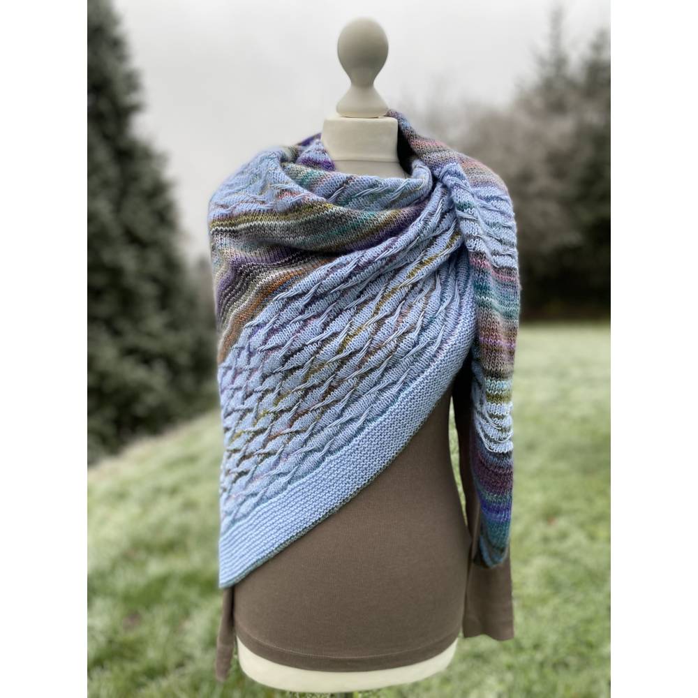 Strickanleitung Lizas Tuch New Waves Bild 7