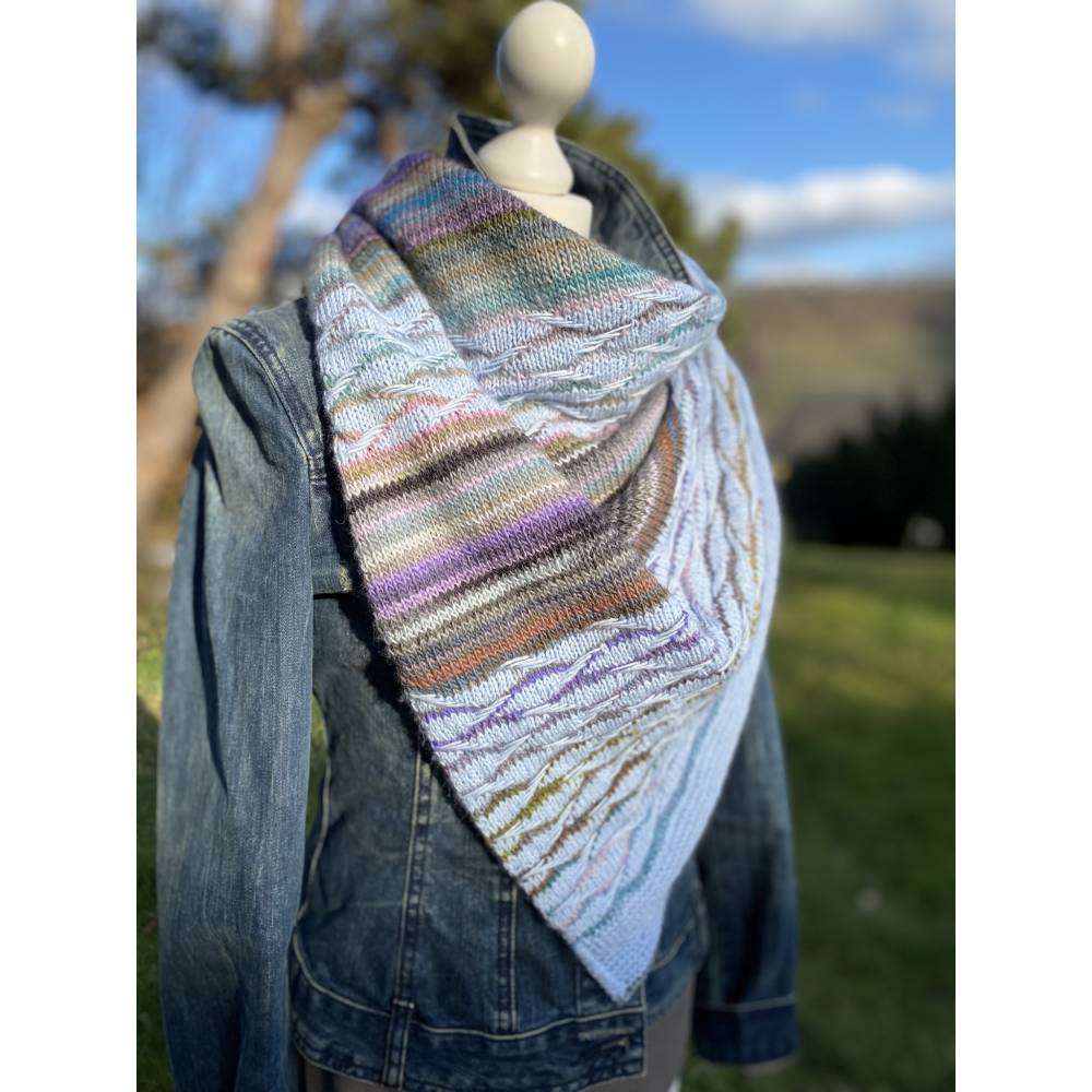 Strickanleitung Lizas Tuch New Waves Bild 8