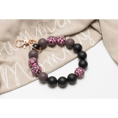 Schlüsselarmband Schlüsselanhänger Armband Leo Pink  Schlüssel Armband Geschenk Frau Farbwahl Anhänger