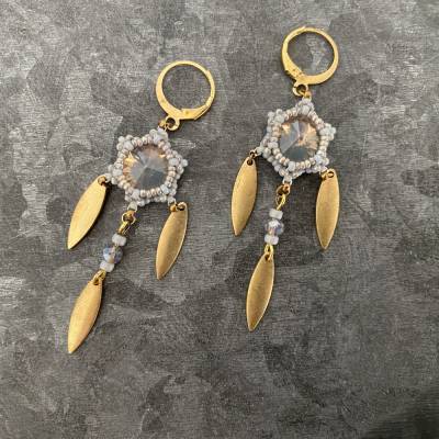 Handgefertigter Ohrschmuck, Dangle Ohrringe • leicht & angenehm zu tragen •|• vintage •|•