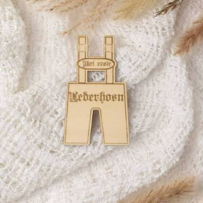 Bayerische Meilensteinkarte Mei erste Lederhosn Meine erste Lederhose Dialekt bayrisch für Jungs Baby/Kleinkind ers