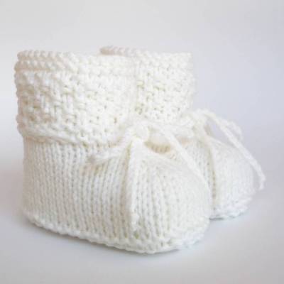 Strickanleitung Babyschuhe Strickschuhe PDF E-book Stricken Handarbeit Baby Taufschuhe