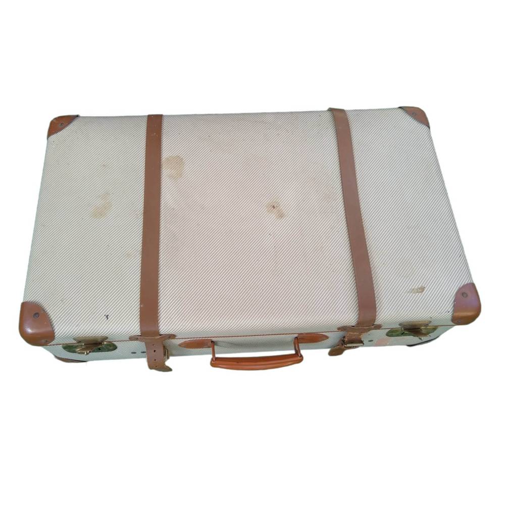 Vintage Reisekoffer 50er Jahre – Boho Koffer, guter Zustand, Unikat Bild 3