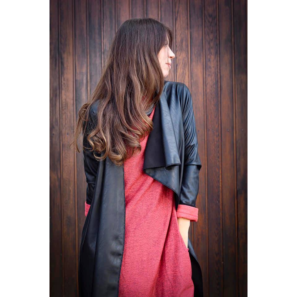 PDF-Schnittmuster Jacke Juna (Gr. 34-48) – Modische Jacke mit asymmetrischem Design und markanten Teilungsnähten. Bild 4
