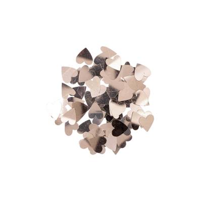 Flitterstreu Herz Rosegoldfarben