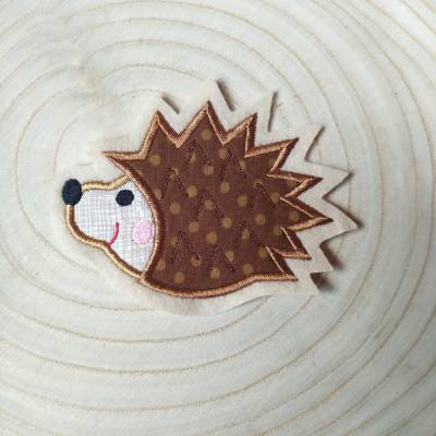 Stick-Aufnäher " Igel"  11x 8cm