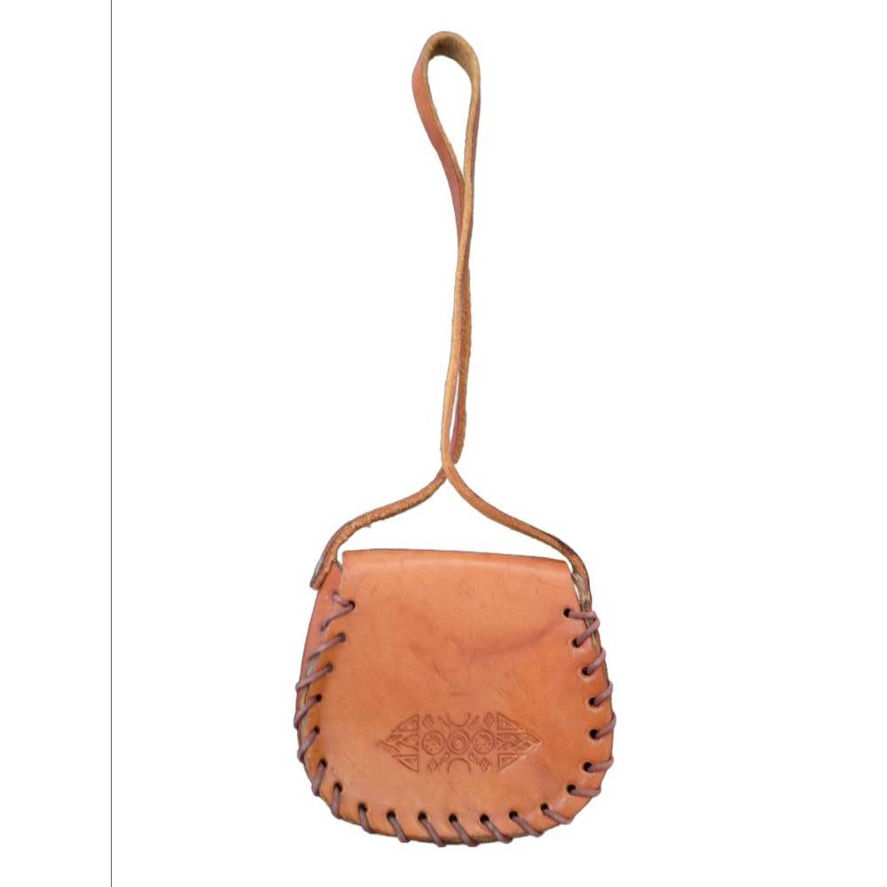 Vintage Kindertasche aus Leder – 80er Boho, braun, sehr guter Zustand Bild 2