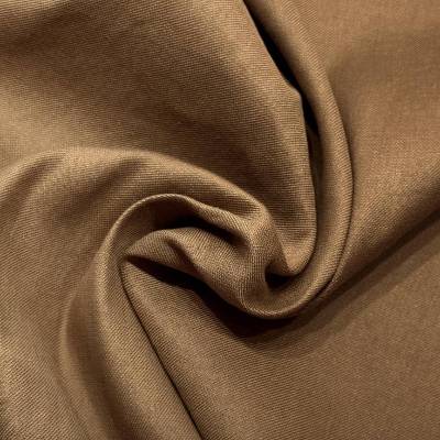 Stretch Leinenstoff in Camel Beige für bequeme Hosen, Röcke, Kleider, Blazer und Jacken
