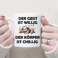 Tazza da caffè in ceramica con scritta in lingua tedesca Ich Hasse